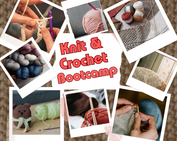 Image for event: Knit &amp; Crochet Bootcamp (in person)