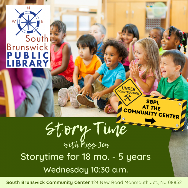 Image for event: Story Time with Miss Jen